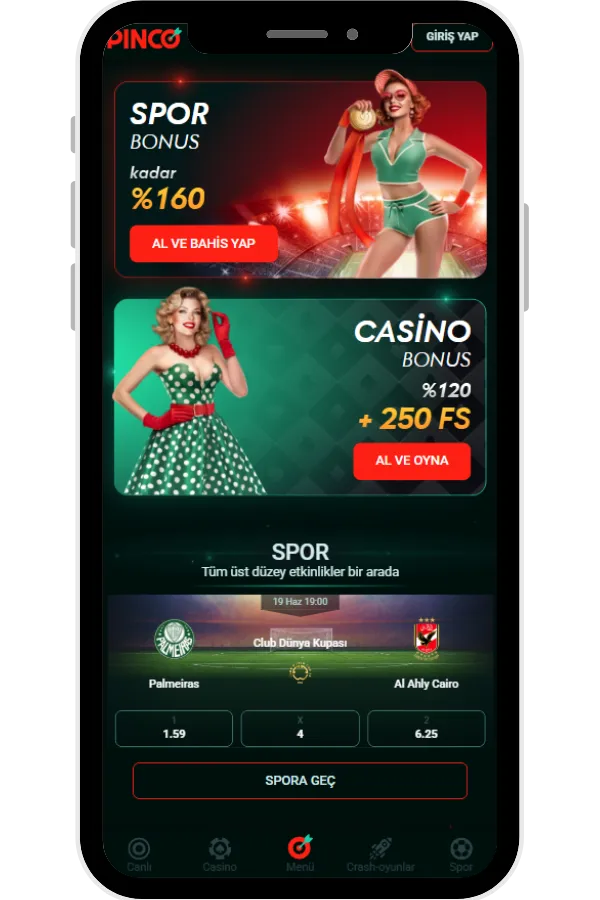 Bir casino seçin