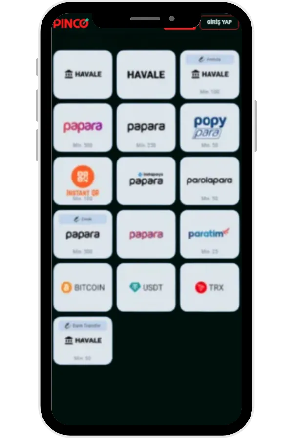 Para yatırın ve bonus alın