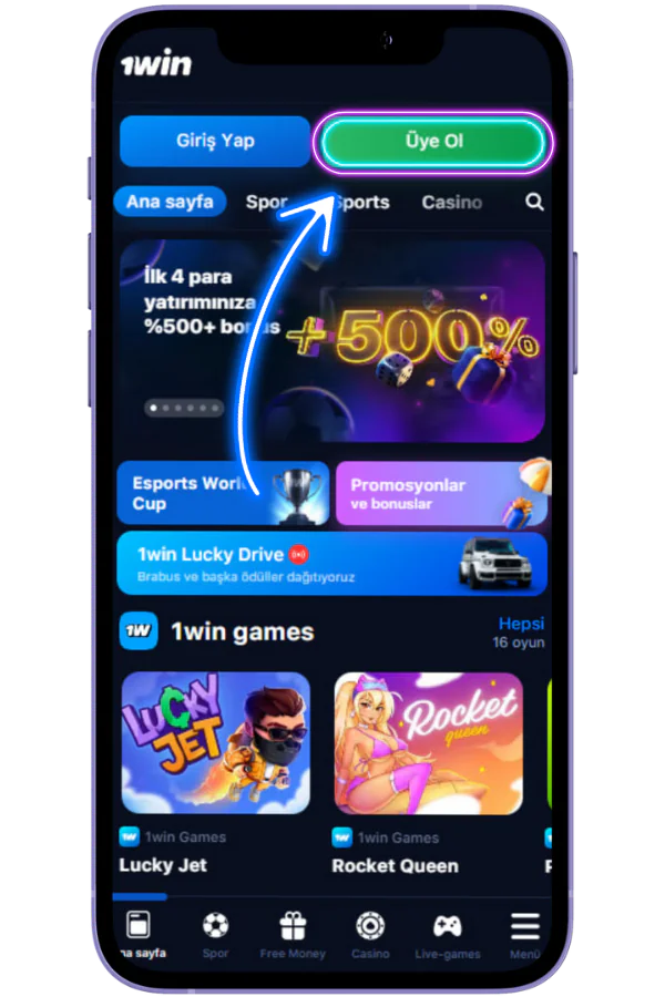 Bir casino seçin
